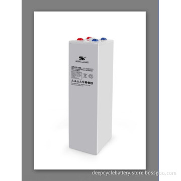 Sunstone Brand Opg Series 2V 1500ah Gel Deep Cycle Opzv Battery Solar